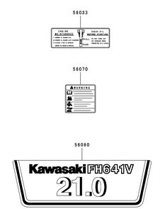 Fh641v-Aw04 Label Diagram and Parts List for ENFORCER48 53AI3AGV750-21HP Cub Cadet Lawn Tractor